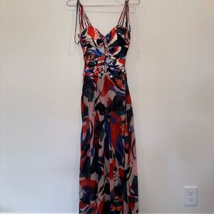 PatBO Protea Lace Up Beach Dress